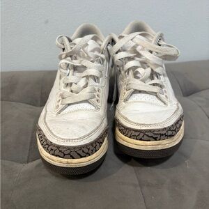 Nike White and Brown Athletic Shoes